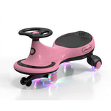 KidsnJoy Ridenjoy Swing Car - Pink