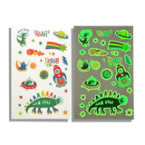 Ooly Tattoo Palooza Glow in the Dark Geçici Dövme Seti - Zero Gravity Dinos