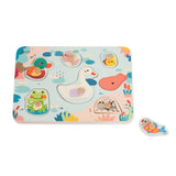 Classic World Ahşap Sesli Puzzle - Göl