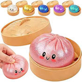 Squishy Rainbow Mystery Glitter Bun Dumpling Sürpriz Paket