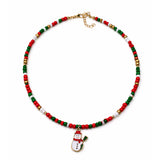 Petit Label Christmas Kolye | Snowman