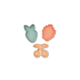 Swim Essentials Silikon Oyuncak Seti Kova / Kürek / 3 Adet Kalıp - Green Flowers