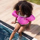 Swim Essentials Kolluklu Yüzme Yeleği - Pink Leopard