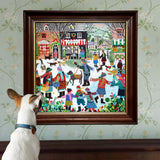 Eeboo 1000 Parça Yapboz - Christmas in the Square