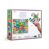 Eeboo 36 Parça Büyük Yapboz - Alphabet of Dinosaurs