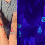 Ooly Tattoo Palooza Glow in the Dark Geçici Dövme Seti - Magic Moonbeams
