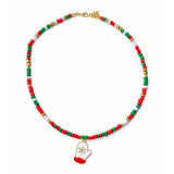 Petit Label Christmas Kolye | Red Mittens