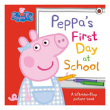 Peppa Pig: Peppa’s First Day at School : A Lift-the-Flap Picture Book