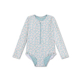 Swim Essentials Uzun Kollu Mayo - Florish Green