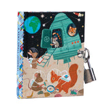 Eeboo Victoria Mini Kilitli Günlük - Space