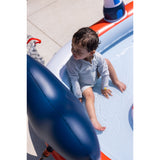 Swim Essentials Fıskiyeli ve Kaydıraklı Şişme Havuz - Red White Whale