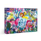 Eeboo 100 Parça Yapboz - Magical Creatures