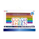 Ooly Color Sheen Keçeli Kalem 12’li Metalik Renkler