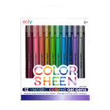 Ooly Color Sheen Jel Kalem 12’li Metalik Renkler