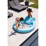Swim Essentials Fıskiyeli ve Kaydıraklı Şişme Havuz - Rainbow