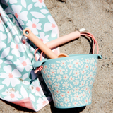 Swim Essentials Silikon Oyuncak Seti Kova / Kürek / 3 Adet Kalıp - Green Flowers