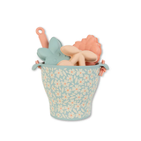 Swim Essentials Silikon Oyuncak Seti Kova / Kürek / 3 Adet Kalıp - Green Flowers