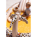 Swim Essentials Fıskiyeli ve Kaydıraklı Şişme Havuz - Beige Leopard