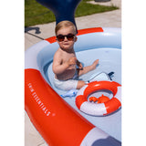 Swim Essentials Fıskiyeli ve Kaydıraklı Şişme Havuz - Red White Whale
