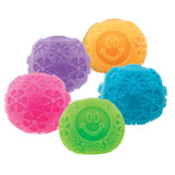 Needoh Fuzz Ball Flower Power Squish - Pembe