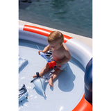 Swim Essentials Fıskiyeli ve Kaydıraklı Şişme Havuz - Red White Whale