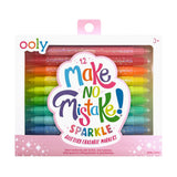 Ooly Make No Mistake Glitter Silinebilir 12’li Keçeli Kalem