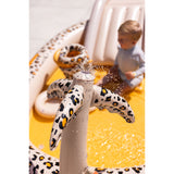 Swim Essentials Fıskiyeli ve Kaydıraklı Şişme Havuz - Beige Leopard