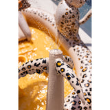 Swim Essentials Fıskiyeli ve Kaydıraklı Şişme Havuz - Beige Leopard