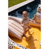 Swim Essentials Fıskiyeli ve Kaydıraklı Şişme Havuz - Beige Leopard