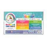 Ooly Rainbow Sparkle Sulu Boya Efektli 12’li Metalik Jel Boya