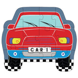 Floss & Rock 12 Parça Yapboz Şekilli - Cars
