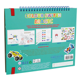 Floss & Rock Renk Değiştiren Sihirli Aktivite Kitabı / Cars