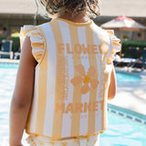 Swim Essentials Köpük Dolgulu Yüzme Yeleği - Yellow Flower