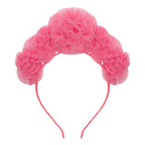 Mimi & Lula Pink Ruffle Flower Taç