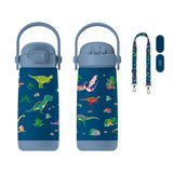 Kidsnjoy SipnJoy - SipSquad Plus Çocuk Su Termosu  | 480 ml - Dino Roar