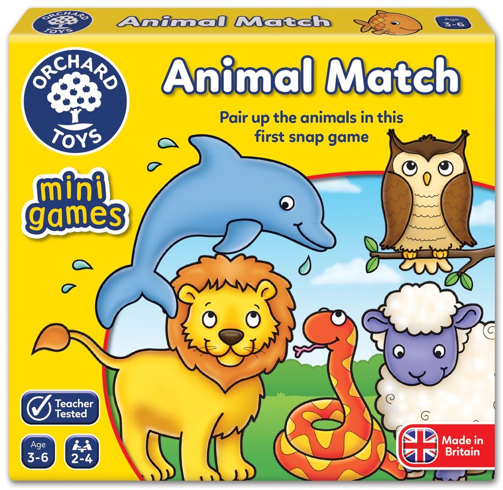  Orchard Toys Animal Match 3-6 Yaş