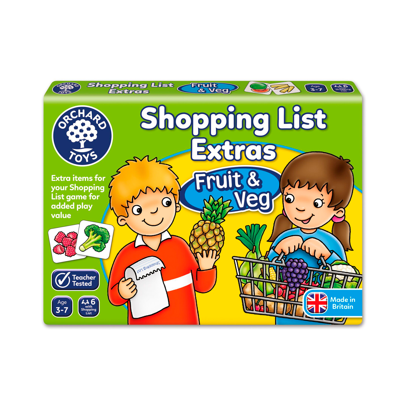  Orchard Toys Shopping List Fruit & Veg 3-7 Yaş