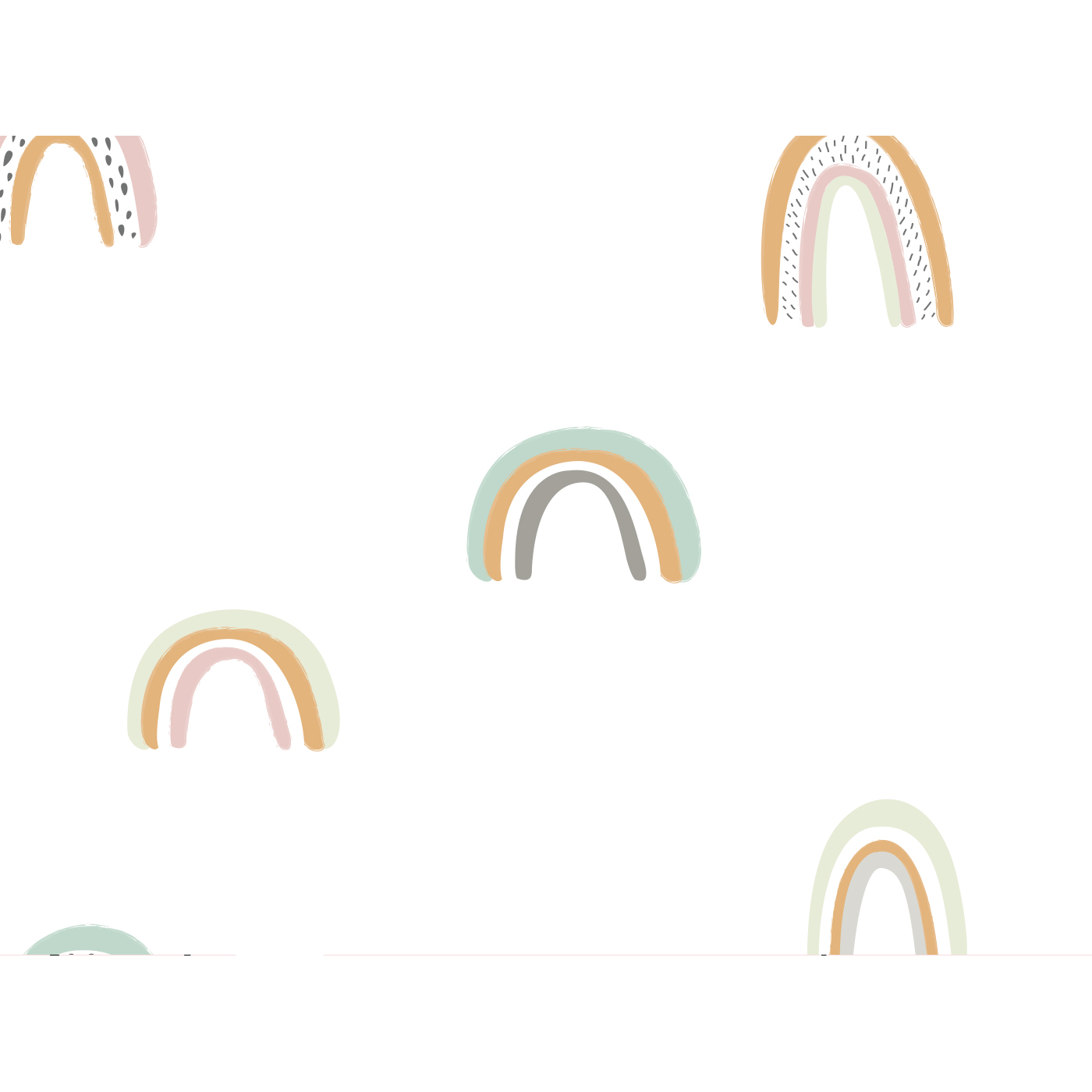  Egg Project & Petit Collective Duvar Kağıdı  | Mini Rainbows