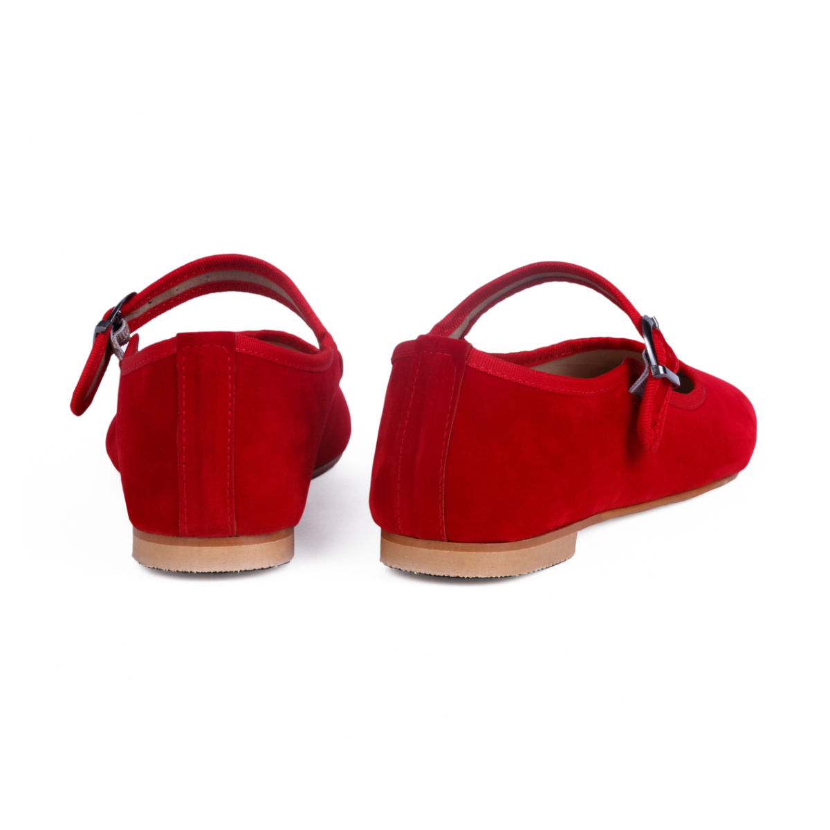 MOI SHOES Moi Shoes Kadife Babet | Kırmızı