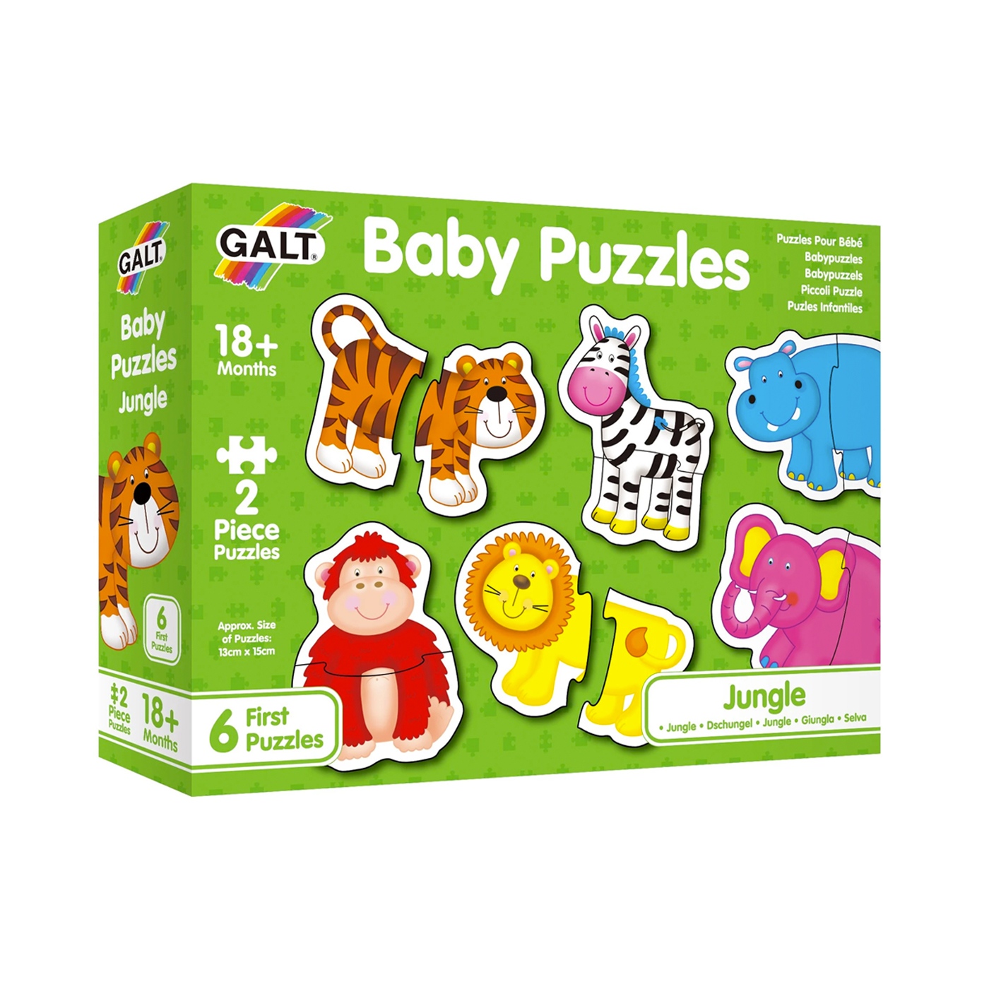 GALT Galt Baby Puzzles Jungle 18 Ay+