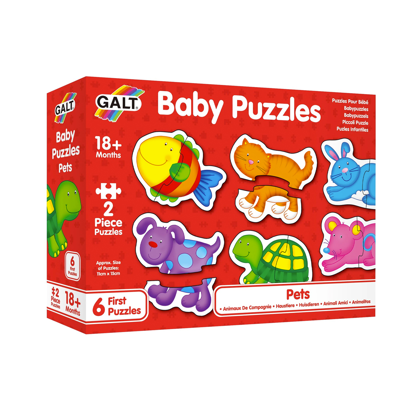 GALT Galt Baby Puzzles Pets 18 Ay+