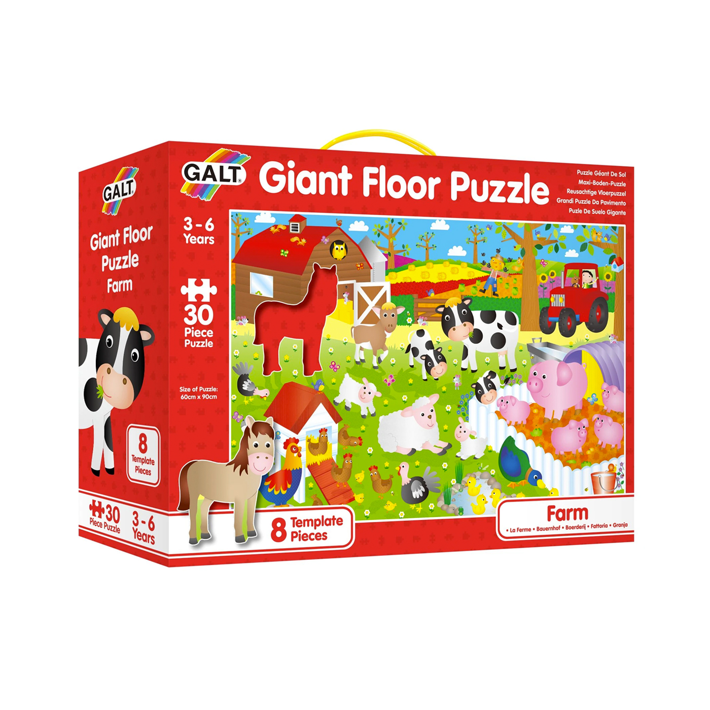  Galt Giant Floor Puzzle Farm 30 Parça