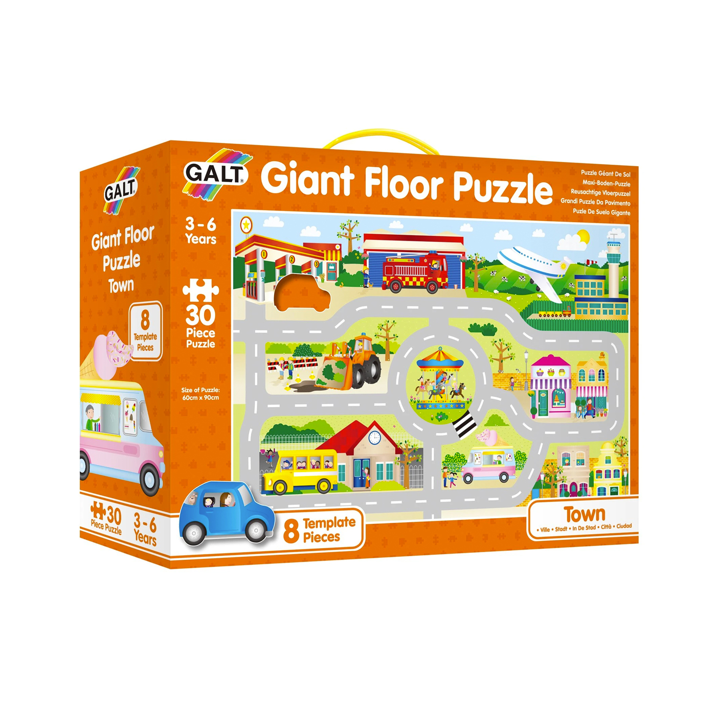 GALT Galt Giant Floor Puzzle Town 30 Parça