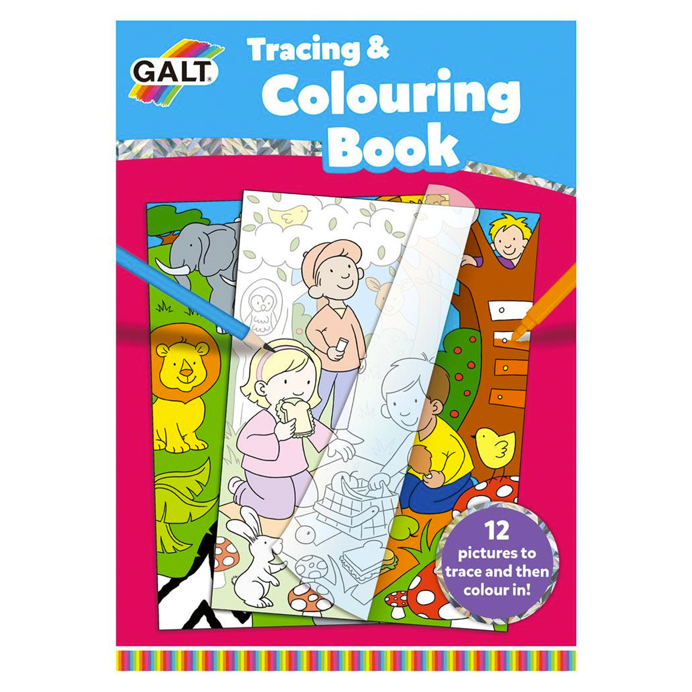  Galt Tracing & Colouring Book 5 Yaş+