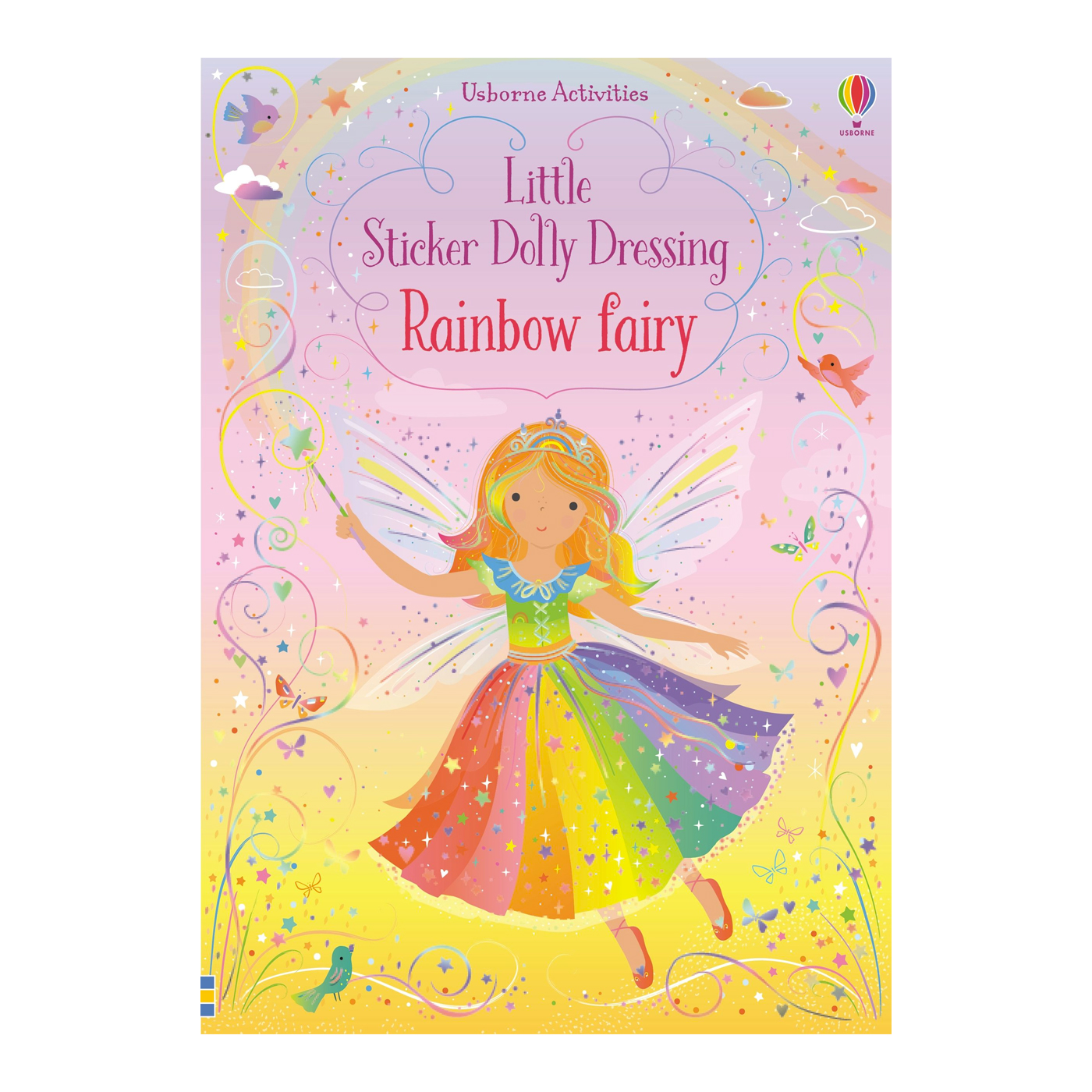 USBORNE Little Sticker Dolly Dressing Rainbow Fairy