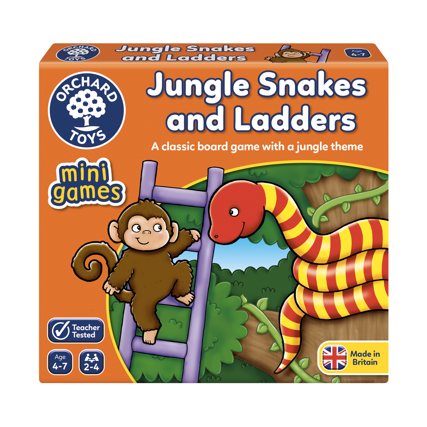 ORCHARD TOYS Orchard Toys Jungle Snakes & Ladders 4-8 Yaş