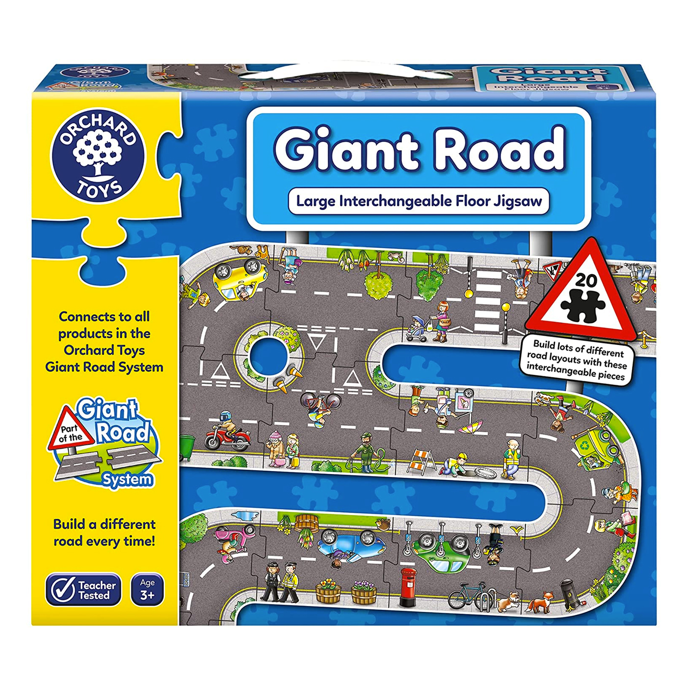 ORCHARD TOYS Orchard Toys Giant Road 3 Yaş+