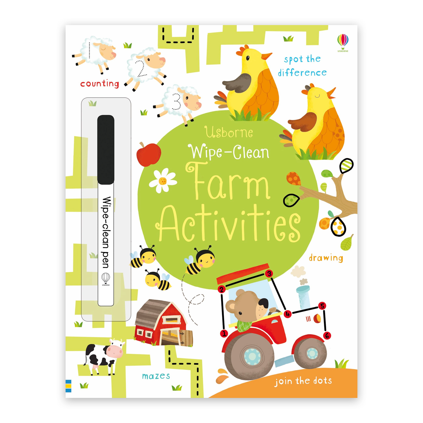  Wipe-Clean Farm Activities