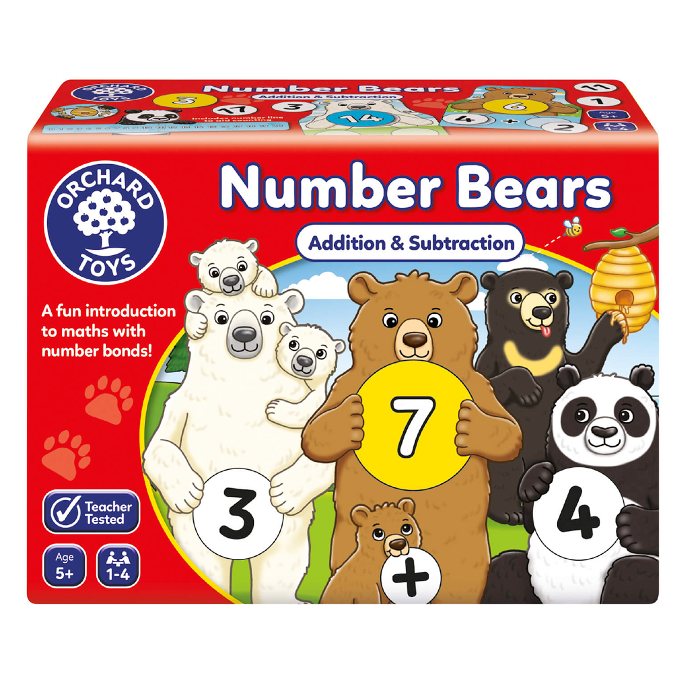 ORCHARD TOYS Orchard Number Bears 5 Yaş+