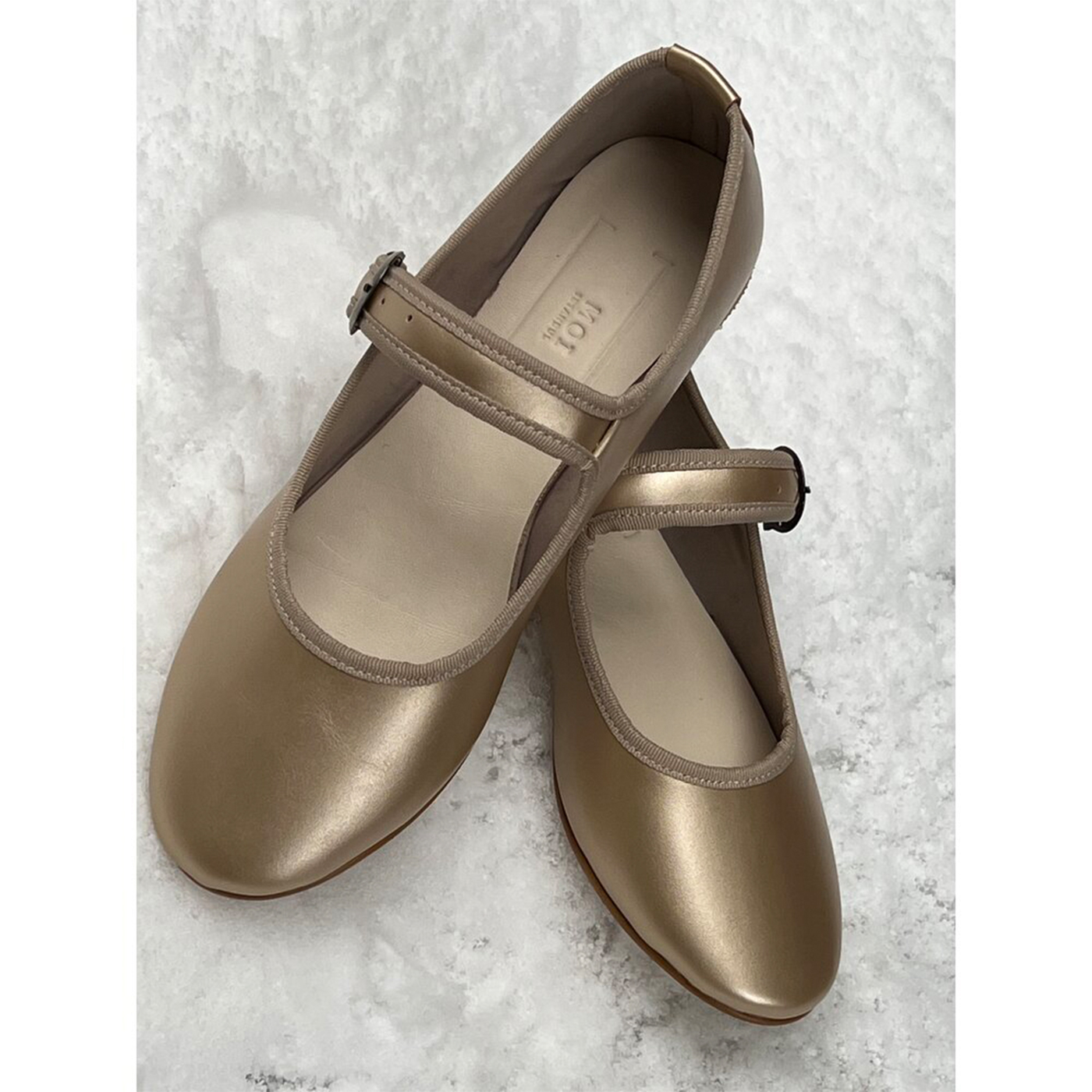 MOI SHOES Moi Shoes Mary Jane Babet | Gold